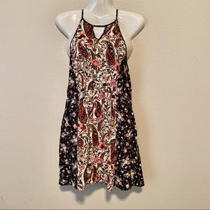 CHELSEA & VIOLET Paisley Floral Print Dress